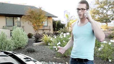 NextDoorTwink - Twink Fucked By Hunk Mechanic