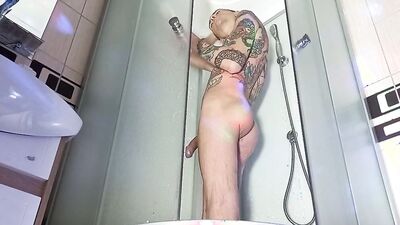 I take a shower after hard sex. Ready for adventure again.