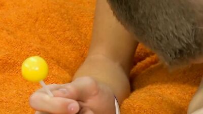 Gay lollipop twinks Dylan Chambers and Chris Jett have anal sex