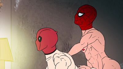 DeadpoolXSpider-Man Porn Parody