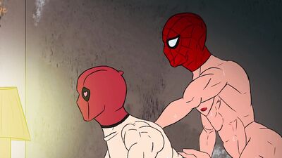 DeadpoolXSpider-Man Porn Parody
