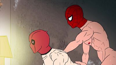 DeadpoolXSpider-Man Porn Parody
