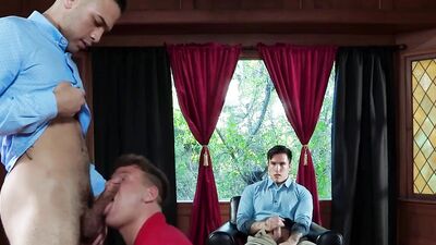 Pledge Proves Himself Worthy In Jock Threesome