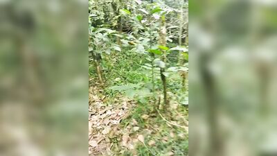 Running naked in the forest