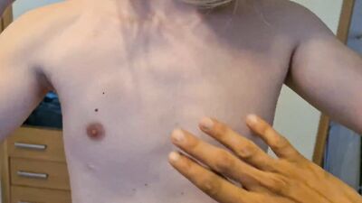 Little Blonde Trap swallows cum after blowjob - prettyboi2000x