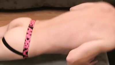 Athletic gay jock Zack Randall jerks off dick and cums solo
