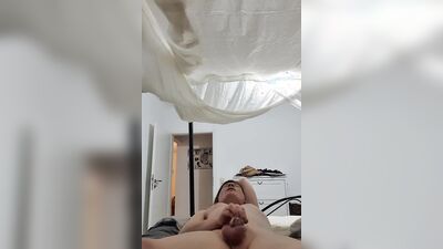 Chastity crossdresser masturbation