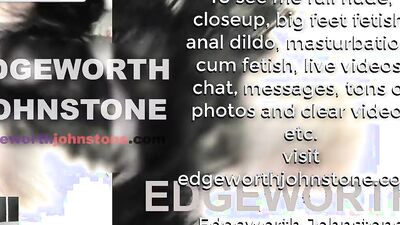 EDGEWORTH JOHNSTONE Cum shot on camera lens then lick it up CENSORED - Closeup cumshot facial POV