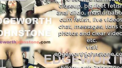 EDGEWORTH JOHNSTONE Cum shot on camera lens then lick it up CENSORED - Closeup cumshot facial POV
