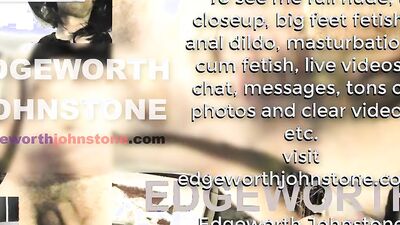 EDGEWORTH JOHNSTONE Cum shot on camera lens then lick it up CENSORED - Closeup cumshot facial POV