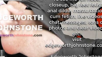 EDGEWORTH JOHNSTONE suit anal dildo CENSORED - deep in my tight gay asshole - suited office boss business man