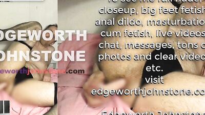 EDGEWORTH JOHNSTONE slow anal fuck with a small dildo CENSORED - deep in my tight gay asshole