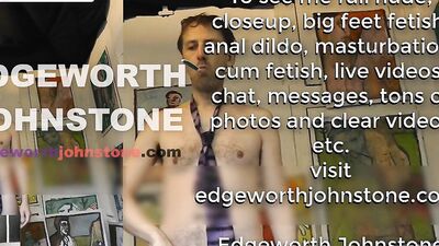 Amateur gay lad is enjoying in his solo performance inside his flat