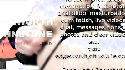 EDGEWORTH JOHNSTONE anal dildo deep in my tight gay asshole CENSORED man in tights