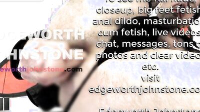 EDGEWORTH JOHNSTONE anal dildo deep in my tight gay asshole CENSORED man in tights