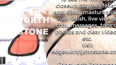 EDGEWORTH JOHNSTONE anal dildo deep in my tight gay asshole CENSORED man in tights