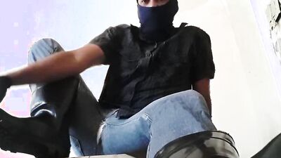 Two Angles - Balaclava, Jeans, Boots, Gloves