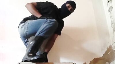 Two Angles - Balaclava, Jeans, Boots, Gloves