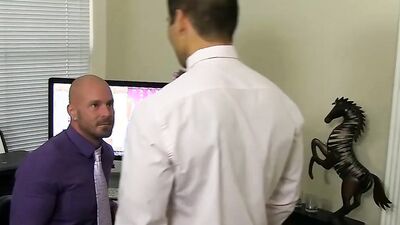 Latino stud Spencer Williams fucks boss Mitch Vaughn in the ass