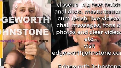 EDGEWORTH JOHNSTONE – Piss Slut takes a Bath - Male dido pee fetish peeing urine drinking - Bathing nude