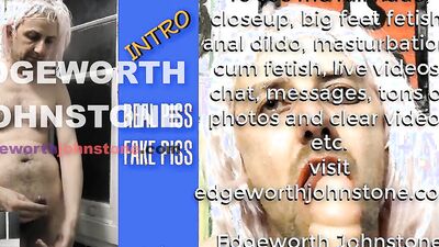 EDGEWORTH JOHNSTONE – Real Piss, Fake Piss - Drinking pee fetish - Peeing urine in mouth