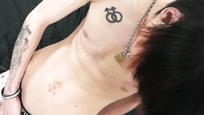 Rocker Boyz - Emo Boy Loves Jerking His Uncut Cock
