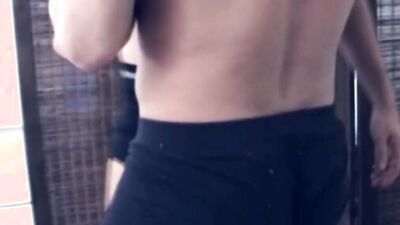 Horny twinks give each other sloppy blowjobs and fuck doggy style
