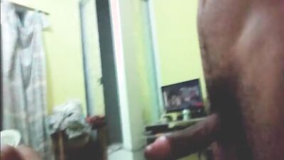 Amateur black dude gets his juicy salad tossed by his mate