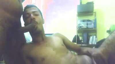 Cum thirsty gay fella is craving for his mate's BBC