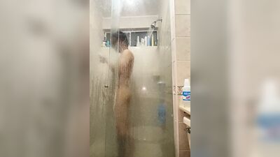 Colombian boy in the SHOWER.. :)