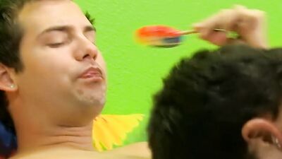 Twinks Preston Ettinger and Wesley Marks have hardcore anal sex