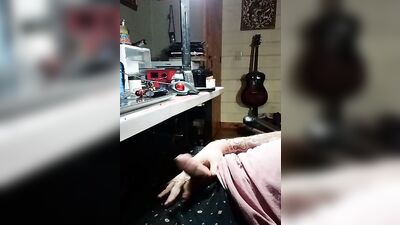 Morgan edges his cock but denies the orgasm – lots of pre-cum, no orgasm