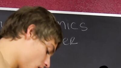 Mike Manchester is nailing student's tight ass with a cock