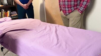 4 Handed bear massage ends with a proper fucking