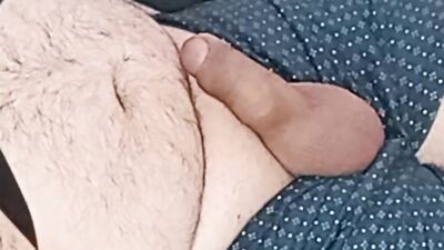 Jerking, jerking and jerking! caresses his dick