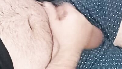 Jerking, jerking and jerking! caresses his dick