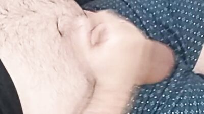 Jerking, jerking and jerking! caresses his dick