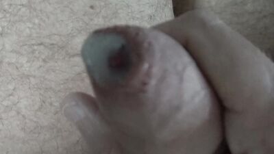 Amateur gay chap is playing with his pecker in this homemade video
