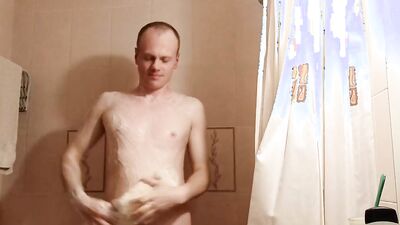 LanaTuls - In the Hot Shower With Anal Slut And Dildo