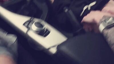 Horny Car Wank In Carpark