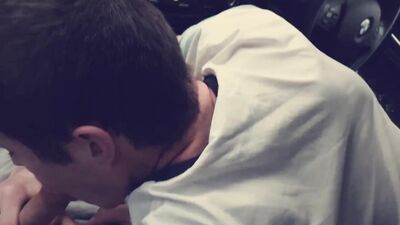 Horny Car Wank In Carpark