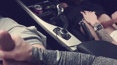 Horny Car Wank In Carpark