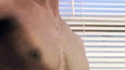 sexy ebony boy masturbating his xxl cock