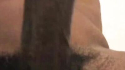 sexy ebony boy masturbating his xxl cock