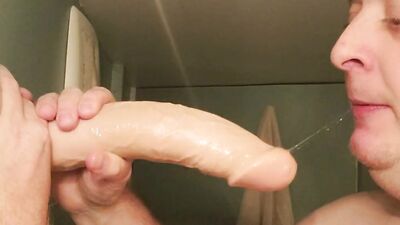 Deepthroat 11 inch dildo day 6 pt 2