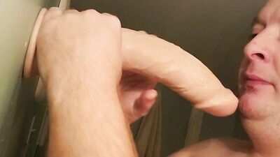 Deepthroat 11 inch dildo day 6