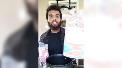 Rock Mercury Prepares his Alkaline Morning Poridge