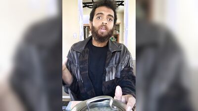 Rock Mercury Prepares his Alkaline Morning Poridge