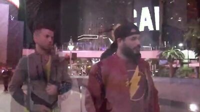 Tattooed and horny guys dick sucking and fucking in a threesome
