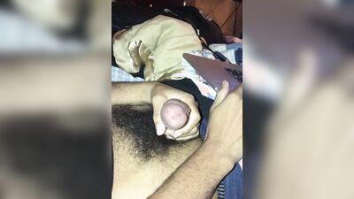 Cum Show while watching Porn - Rock Mercury